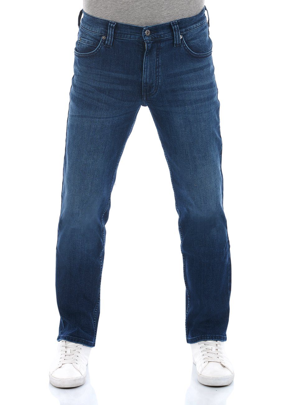 MUSTANG Jeans Heren Stretch Straight Fit Tramper - Denim Blauw Of Zwart, Maten 30 T/m 40